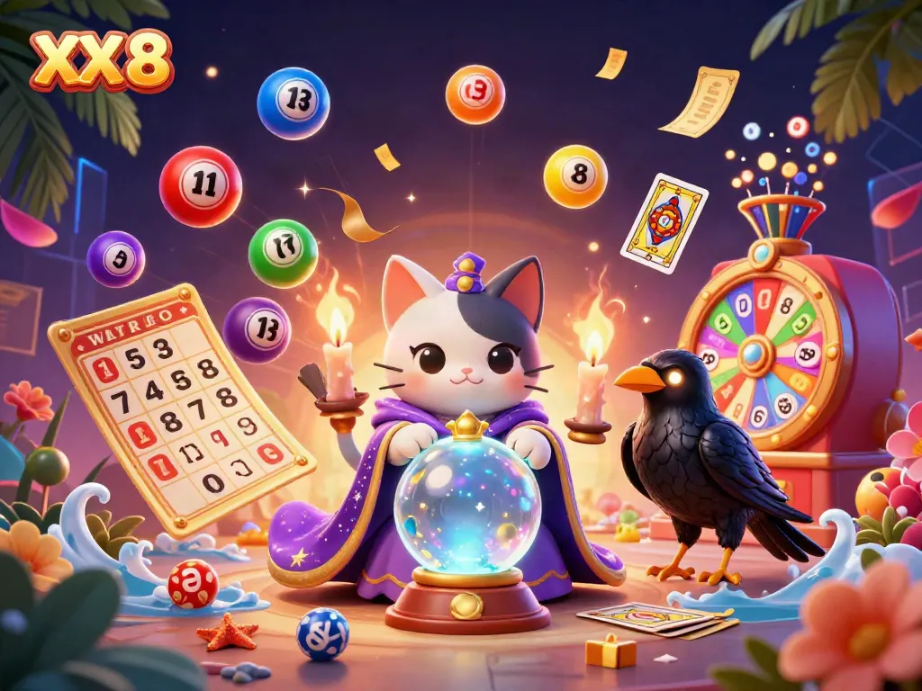 Experience the thrill of gaming with XX 8's vibrant slots illustration showcasing dynamic elements!