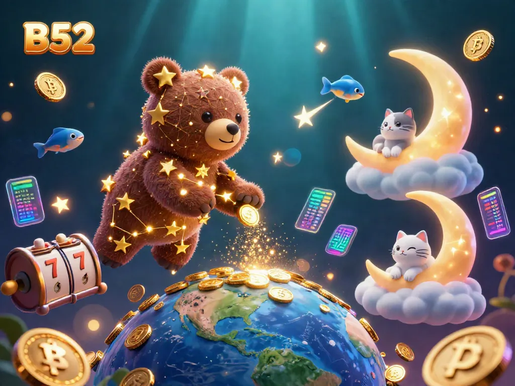 Experience thrilling gameplay at B52 with dynamic slot elements and captivating characters in an interactive casino setting.