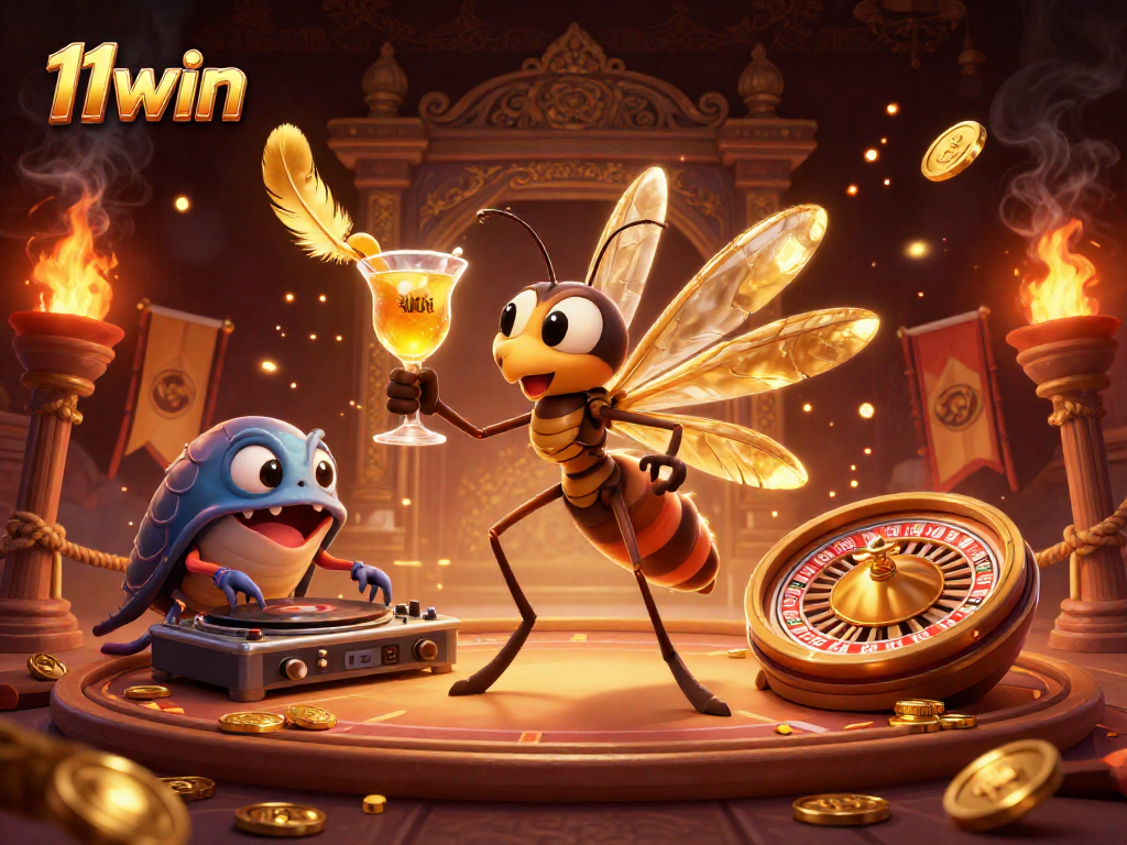 Experience thrilling gameplay at 11win with a vibrant casino scene featuring dynamic elements.