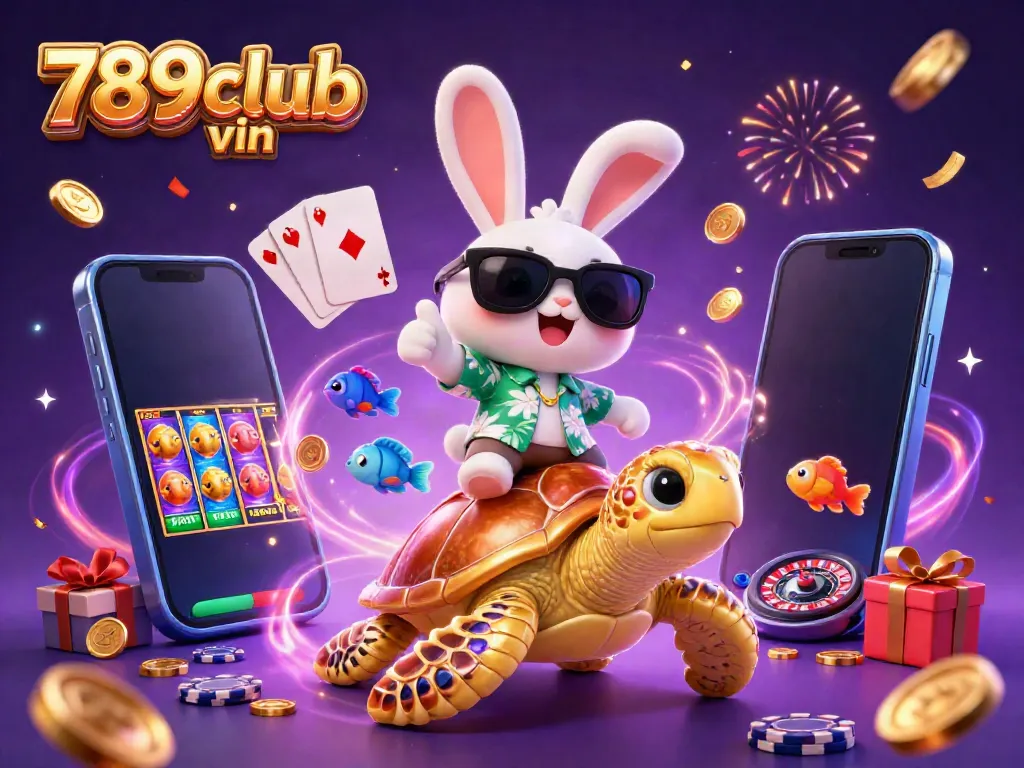 Engage in thrilling action at 789club vin with vibrant slots and our lucky rabbit mascot!