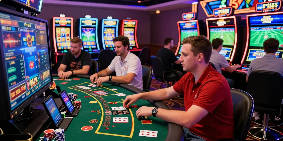 Engaged players participating in Đăng Nhập F168 on a vibrant online gaming platform, showcasing live casino experiences and sports betting excitement.