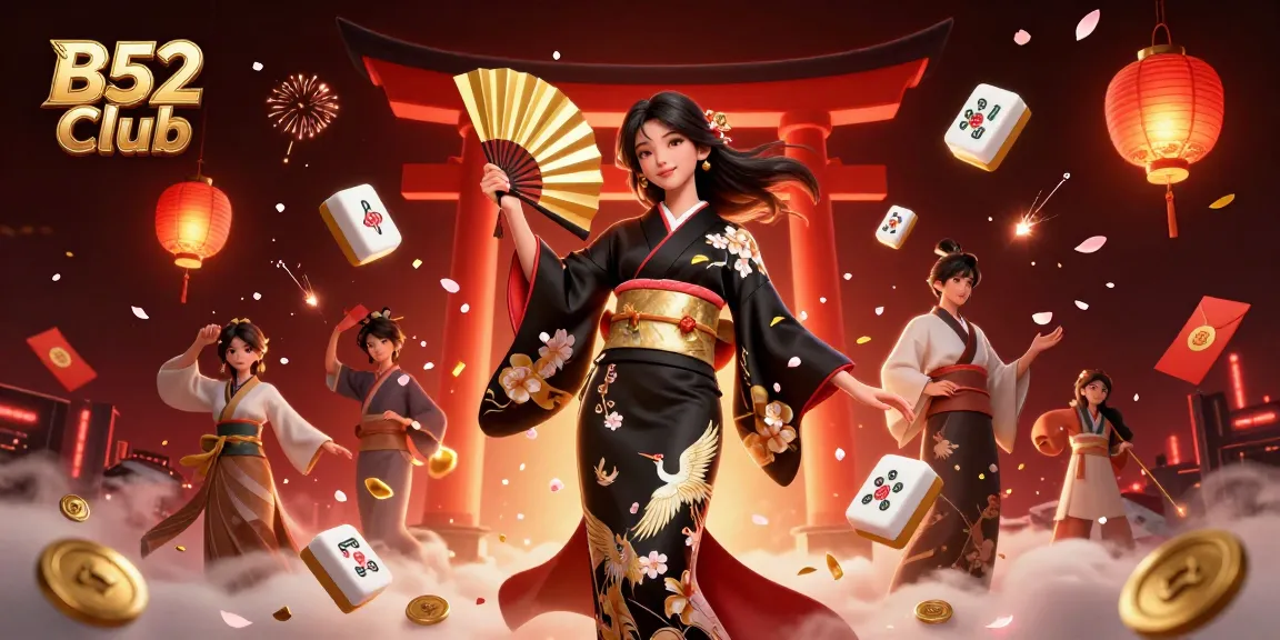 B52 Club promotes excitement with stunning visuals of gaming engagement, showcasing action-packed mahjong and elegant elements.