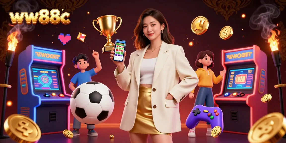 Experience the excitement of sports betting at ww88c with interactive casino elements and vibrant visuals.
