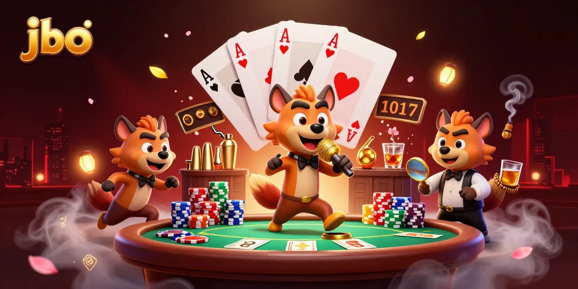 Experience the lively jbo casino atmosphere with hyenas in a vibrant comedy club scene.