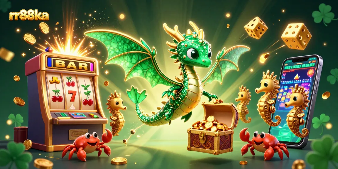 Experience thrilling gameplay at rr88ka with a stunning visual of a treasure-filled casino adventure.