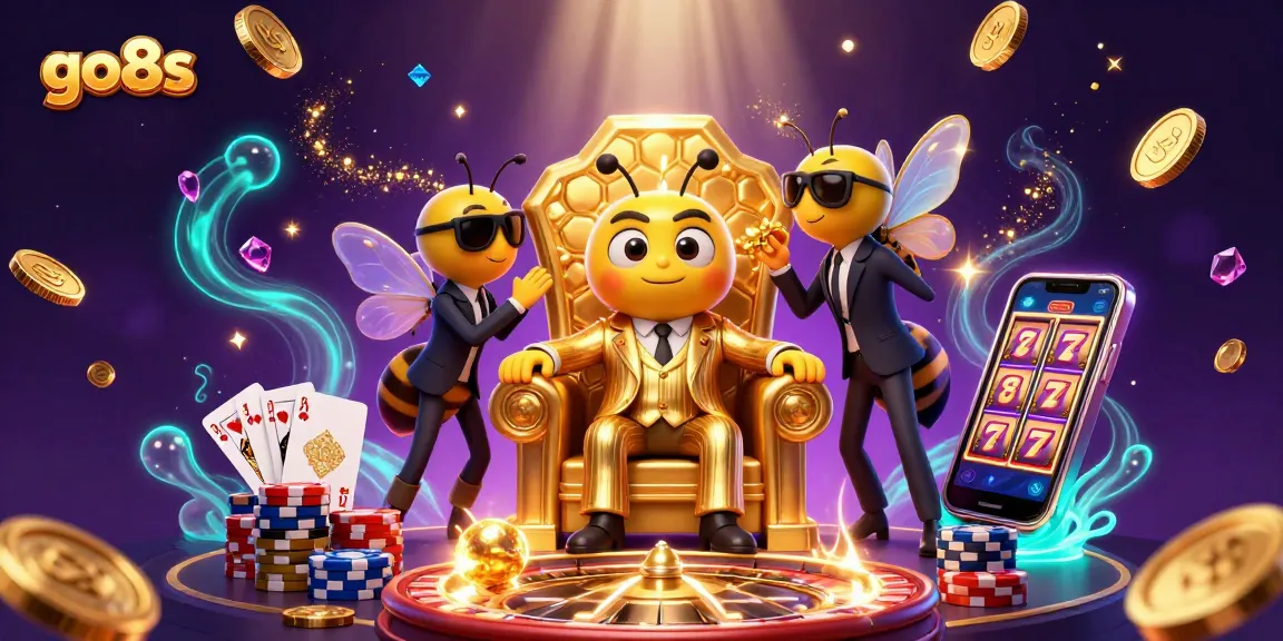Engage with go8s in a vibrant casino world full of action with exciting gaming elements.