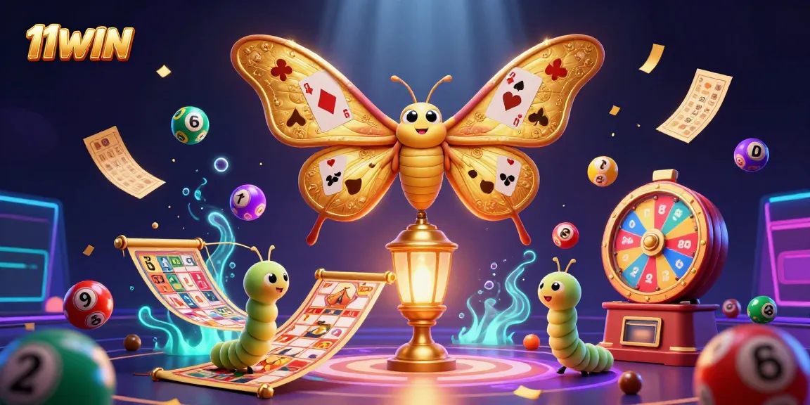 Engage in thrilling gaming experiences with the vibrant 11WIN-themed 3D casino illustration.